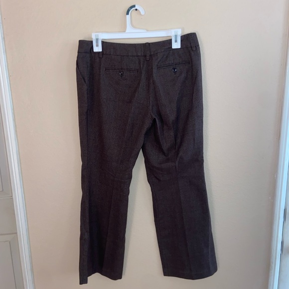 y2k vintage fashion trousers high waisted slacks brown formal indie dress pants - Picture 12 of 13